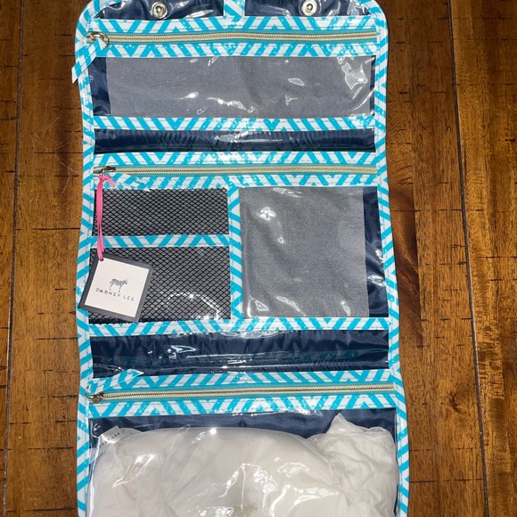 Dabney Lee Other Tealwhite Hanging Travel Organizer Poshmark